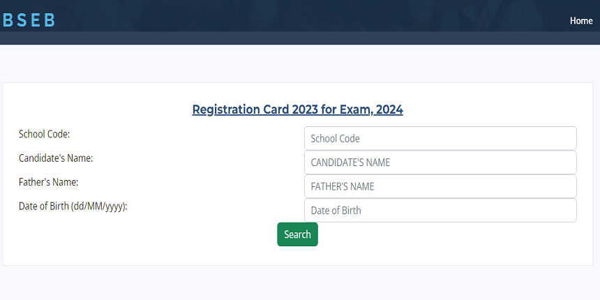 Bihar Board Matric Dummy Registration