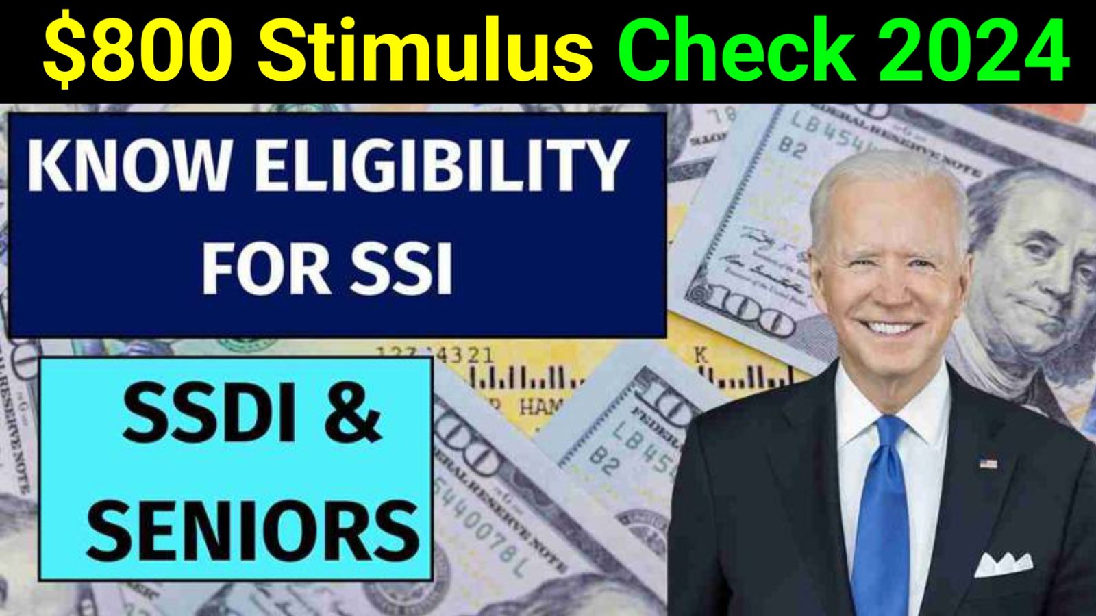 $800 Stimulus Check September 2024