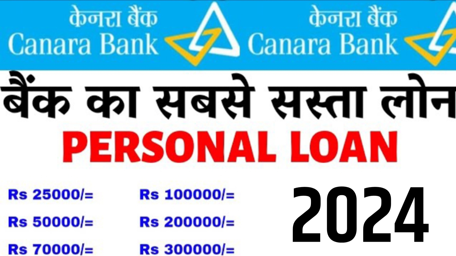 Canara Bank Personal Loan Interest
