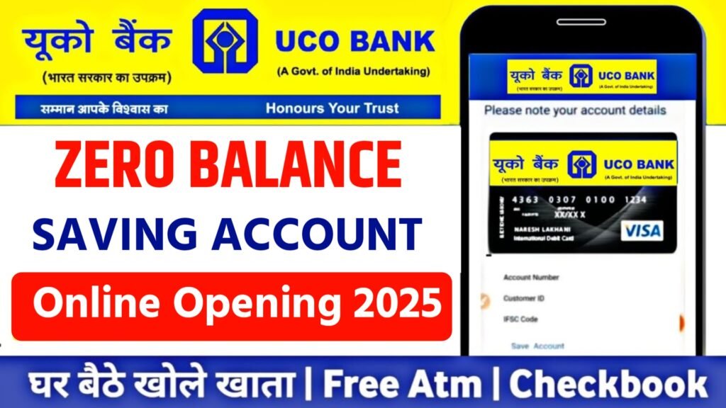 Uco Bank Online Account Opening 2025